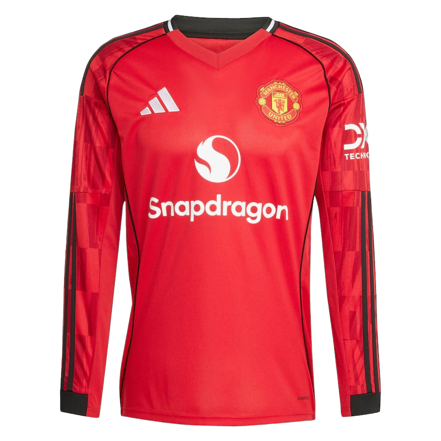 MAILLOT MANCHESTER UNITED DOMICILE MANCHES LONGUES 2025/2026