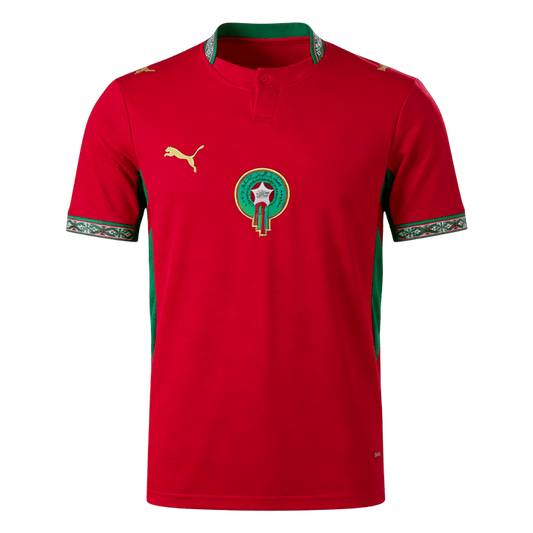 MAILLOT MAROC DOMICILE COUPE DU MONDE 2026